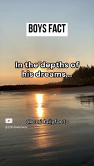 In the depths of his dreams | shorts | shortsfeed | viral | facts video | boys fact
