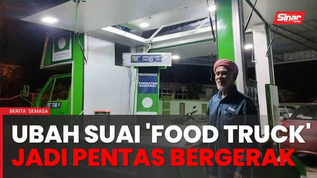 Ubah suai 'food truck' jadi pentas bergerak