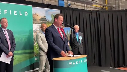 Simon Lightwood's victory speech after winning in Wakefield and Rothwell in 2024 general election