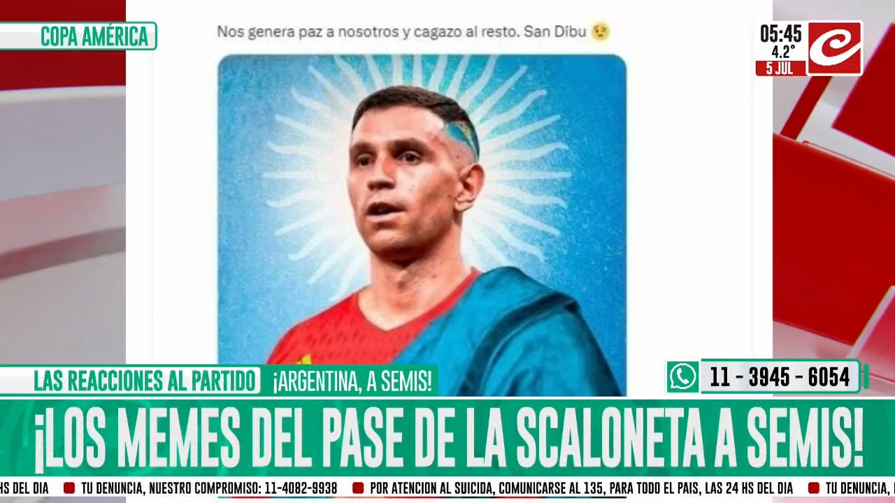 Copa América: recopilamos los mejores memes del pase de Argentina a semis