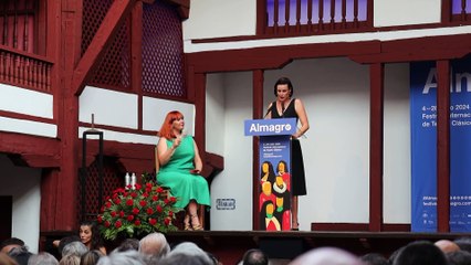 Irene Pardo corta la cinta del Festival de Teatro Clásico de Almagro