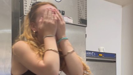 Pub owner hides a staff member in the fridge to prank a girl