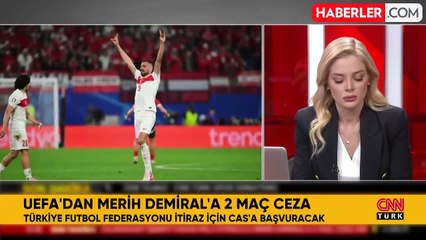 UEFA, Merih Demiral'a 2 maç ceza verdi! TFF itiraz için CAS'a gidiyor