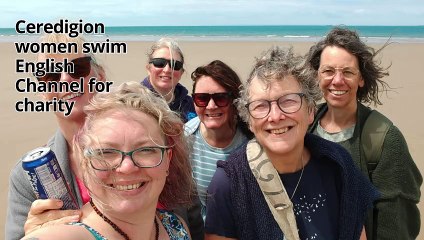 Ceredigion women swim the English Channel to raise money for RNLI