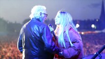 Shania Twain meets St Annes superfan Ken Northall at Lytham Festival