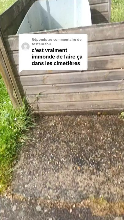 C'est vraiment immonde de faire ça dans les cimetières ?