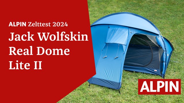 Produkttest Jack Wolfskin Real Dome Lite 2 | ALPIN - Das Bergmagazin