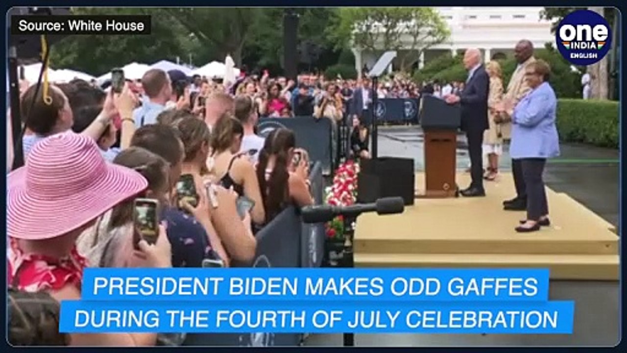 Biden's Latest Blunder:  Embarrassing July 4 Sp...