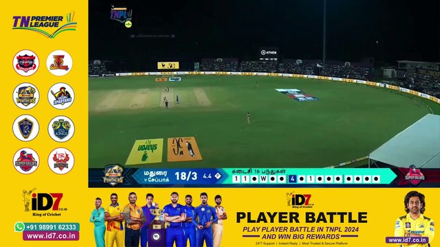 Shriram Capital TNPL 2024 Tamil Nadu Premier League- ID7 Cricket