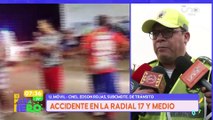 SCZ TRANSITO INFORMA DEL ACCIDENTE EN LA RUTA AL NORTE