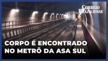 CORPO ENCONTRADO NO TRILHO DO METRÔ TEM SINAIS DE ATROPELAMENTO E PERNA AMPUTADA