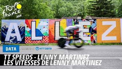 TT speeds - Lenny Martinez  - Tour de France 2024