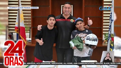 Nag-viral na lalaki, personal na humingi ng paumanhin sa binasa niyang rider; nagbigay ng helmet at kapote | 24 Oras