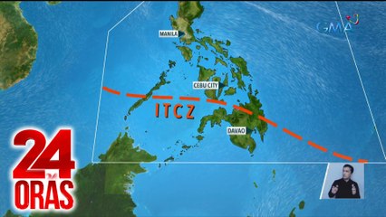 Malaking bahagi ng bansa, posibleng ulanin ngayong weekend dahil sa ITCZ | 24 Oras