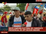 Pueblo capitalino respalda inicio de campaña electoral del candidato presidencial Nicolás Maduro