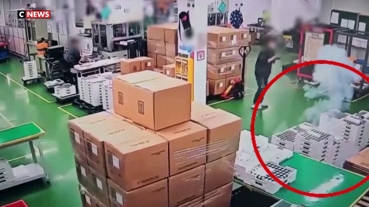 Les images impressionnantes du déclenchement de l'incendie qui a fait 23 morts dans une usine de batteries au lithium
