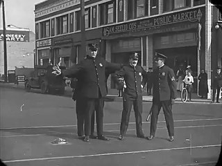 Charlie Chaplin vs Buster Keaton - Escaping from Police (Part-1)