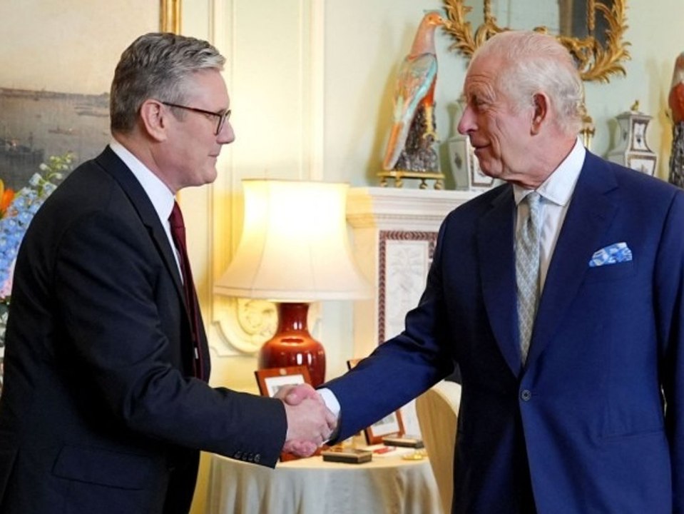 König Charles empfängt neuen Premier Keir Starmer
