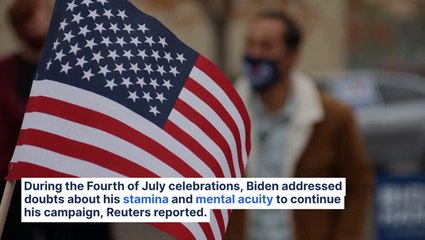 "I'm Not Going Anywhere:" Biden Rebuffs Calls For Withdrawal From Presidential Election During Fourth Of July Celebrations
