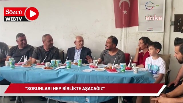 Kemal Kılıçdaroğlu, Ankara'da Şaşmaz esnafını ziyaret etti