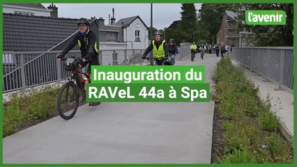 Inauguration du RAVeL 44a à Spa