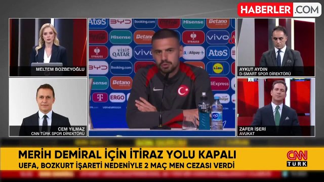 UEFA'nın Merih Demiral hakkındaki skandal kararına Ankara'dan tepki yağdı