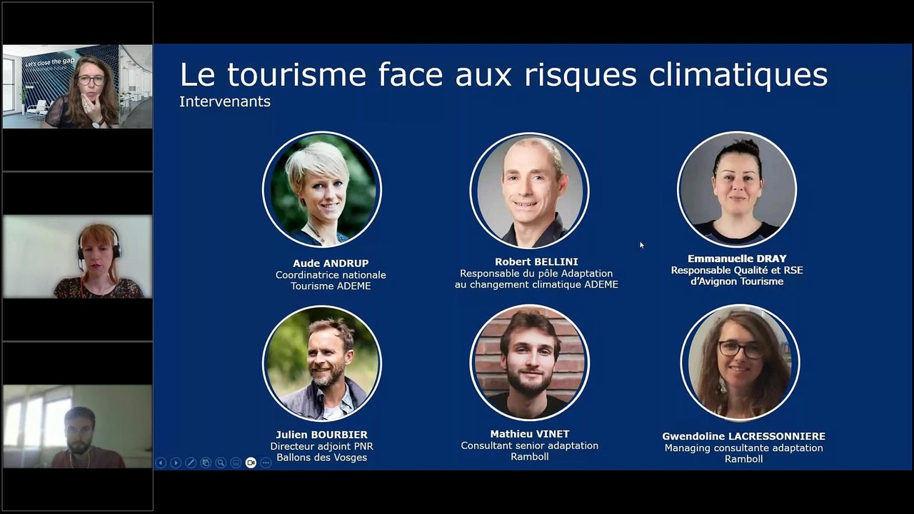 Wébinaire opérateurs et territoires touristiques : s’adapter pour faire face au changement climatique