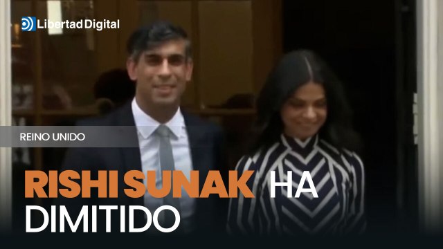 Sunak dimite como líder del Partido Conservador