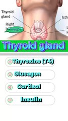 Thyroid gland Question answer MCQs #medical #video #short #dialymotion