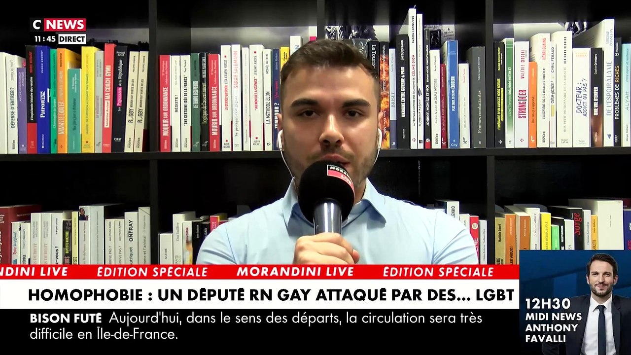 Pourquoi les associations LGBTQ+ ne supportent-elles pas que des gays votent pour le Rassemblement National ? Regardez le débat dans Morandini Live, avec Yohan Pawer, insulté et menacé