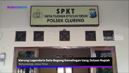Warung Legendaris Sate Bagong Cluring Kemalingan Uang Jutaan Rupiah Raib Dibawa Kabur, Ternyata Ini Pelakunya