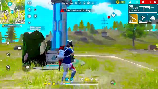 FREEFIRE Solo vs Squad Mp40 + Groza 24 Kills Total But No Booyah -Garena free fire