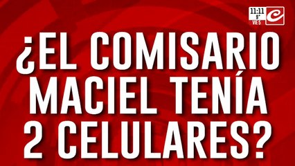 Caso Loan ¿qué pasó con los teléfonos celulares que usaba el comisario Maciel?