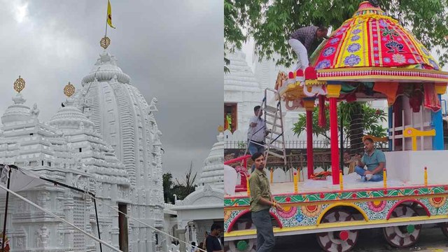 हौज खास स्थित भगवान जगन्नाथ मंदिर की रथ यात्रा को लेकर तैयारियां जोरों पर,लाखों लोगो के शामिल होने की उम्मीद