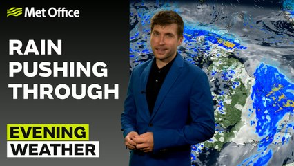 Met Office Evening Weather Forecast 05/07/24 - Some heavy and persistent rain