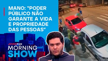 ENCAPUZADOS promovem TERROR e fazem ARRASTÃO em mercado de SP