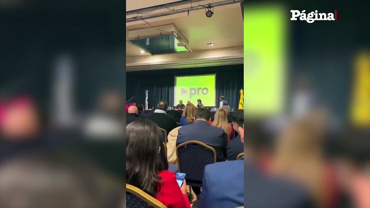 "Que se vote": cánticos en contra de Bullrich en la Asamblea PRO 2024