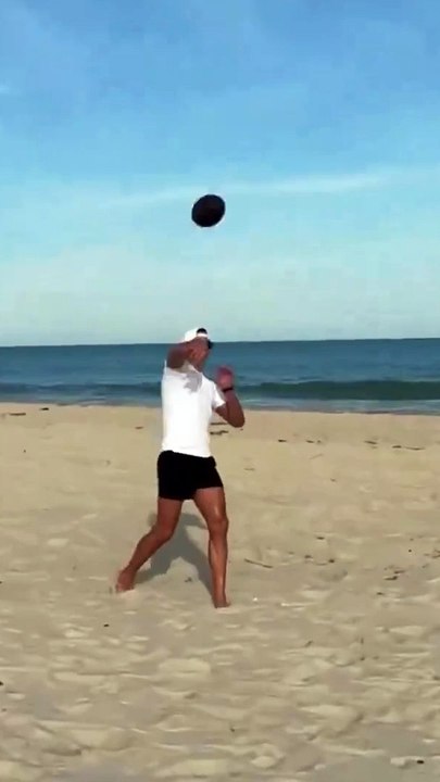 "Tom Brady steals the show in July 4th beach game: NFL legend proves he's still got it!"