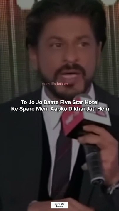 See what sharukh Khan ( King khan) tells about the success