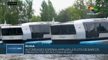 ¡Moscú cuida al medioambiente con proyecto de barcos eléctricos!