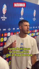 Guido Rodríguez se REENCUENTRA con el Piojo Herrera #américa #argentina #copaamerica