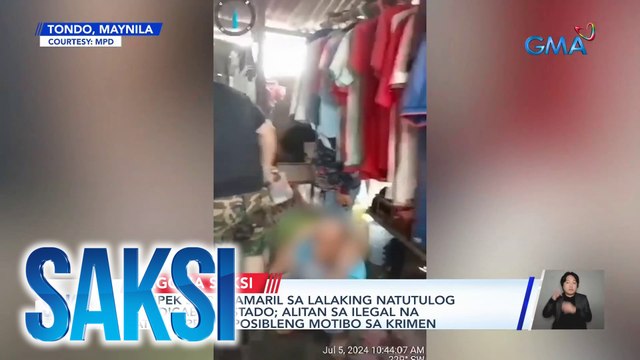 2 suspek sa pamamaril sa lalaking natutulog sa pedicab, arestado; alitan sa ilegal na water tapping, posibleng motibo sa krimen | Saksi