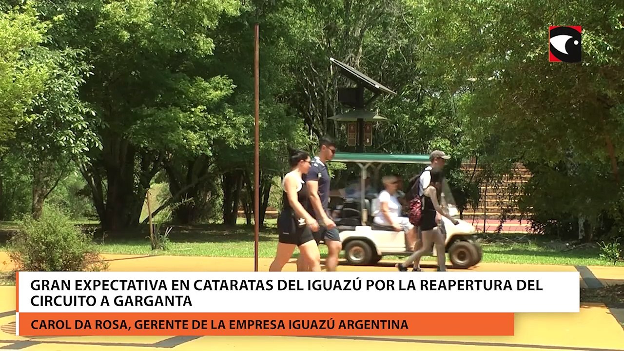 Gran expectativa en Cataratas del Iguazú por la reapertura del circuito a Garganta