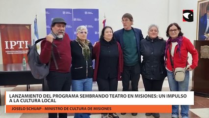 Lanzamiento del Programa Sembrando Teatro en Misiones Un Impulso a la Cultura Local