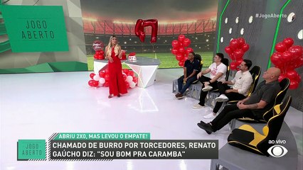 Tải video: Renata Fan defende Renato Gaúcho após vaias de torcida: “Maior jogador e treinador do Grêmio”