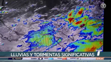 Emiten aviso de vigilancia por lluvias y tormentas significativas