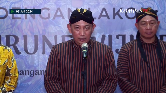 Kapolri Bicara Pilkada 2024 usai Nonton Wayang Kulit Bareng Panglima TNI