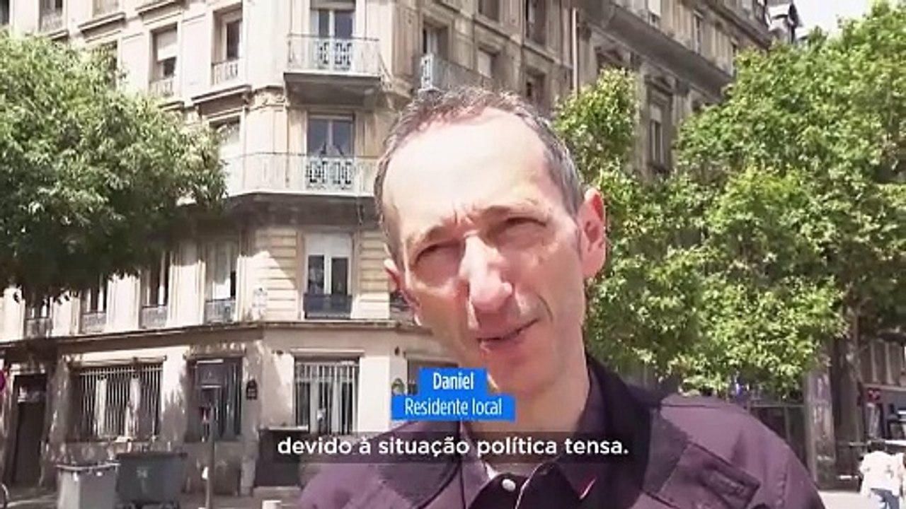 Parisienses preparam-se para os Jogos Olímpicos apesar da instabilidade política em França