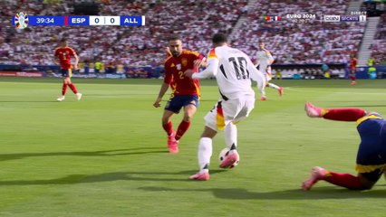 Euro 2024 : L'Espagne et l'Allemagne dos-à-dos à la mi-temps