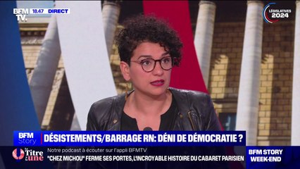 Lamia El Aaraje, première secrétaire du PS Paris: "Quand on se souvient de ce qu'a amené le régime de Vichy, c'est important que nous maintenions un front républicain"